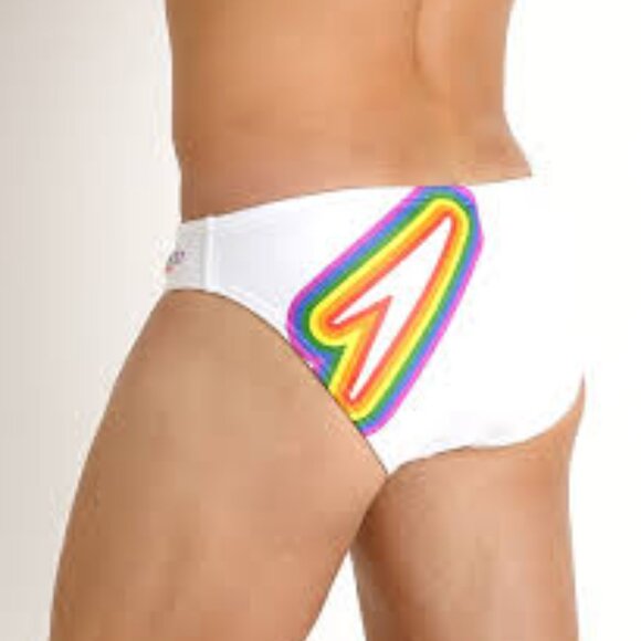 NWT Speedo Rainbow Brights Powerflex Eco - Size 28 - Picture 1 of 8